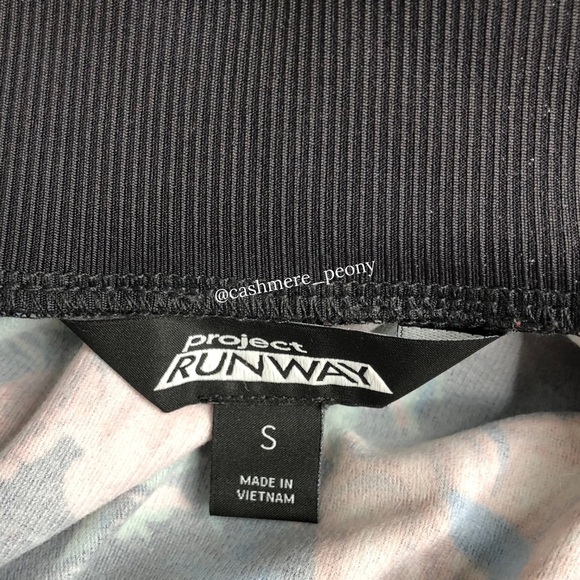 project RUNWAY Floral Bomber Jacket Small - Picture 8 of 10